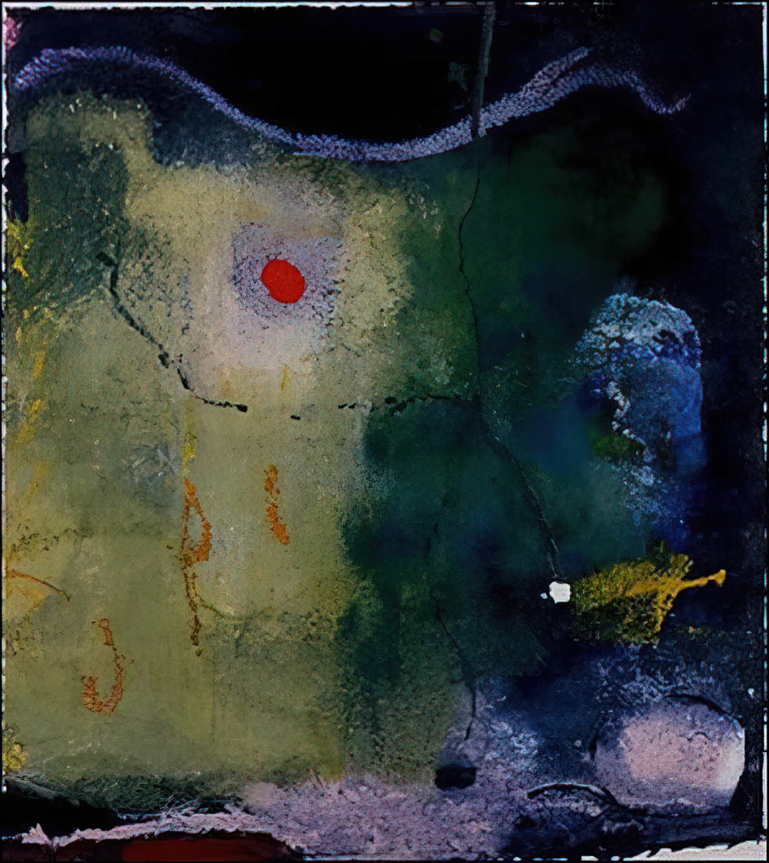Helen Frankenthaler's Famous Paintings: A Guide to Her Soak-Stain Masterpieces - The Other Side of the Moon - 1995 by Helen Frankenthaler