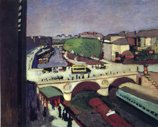 Henri Matisse Artwork: A Journey Through Color, Form, and Modernist Innovation - THE PONT SAINT MICHEL 1900 by Henri Matisse
