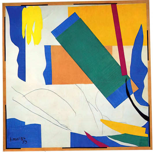 Henri Matisse Flowers 1907: A Masterpiece of Fauvist Color and Form - MEMORY OF OCEANIA by Henri Matisse