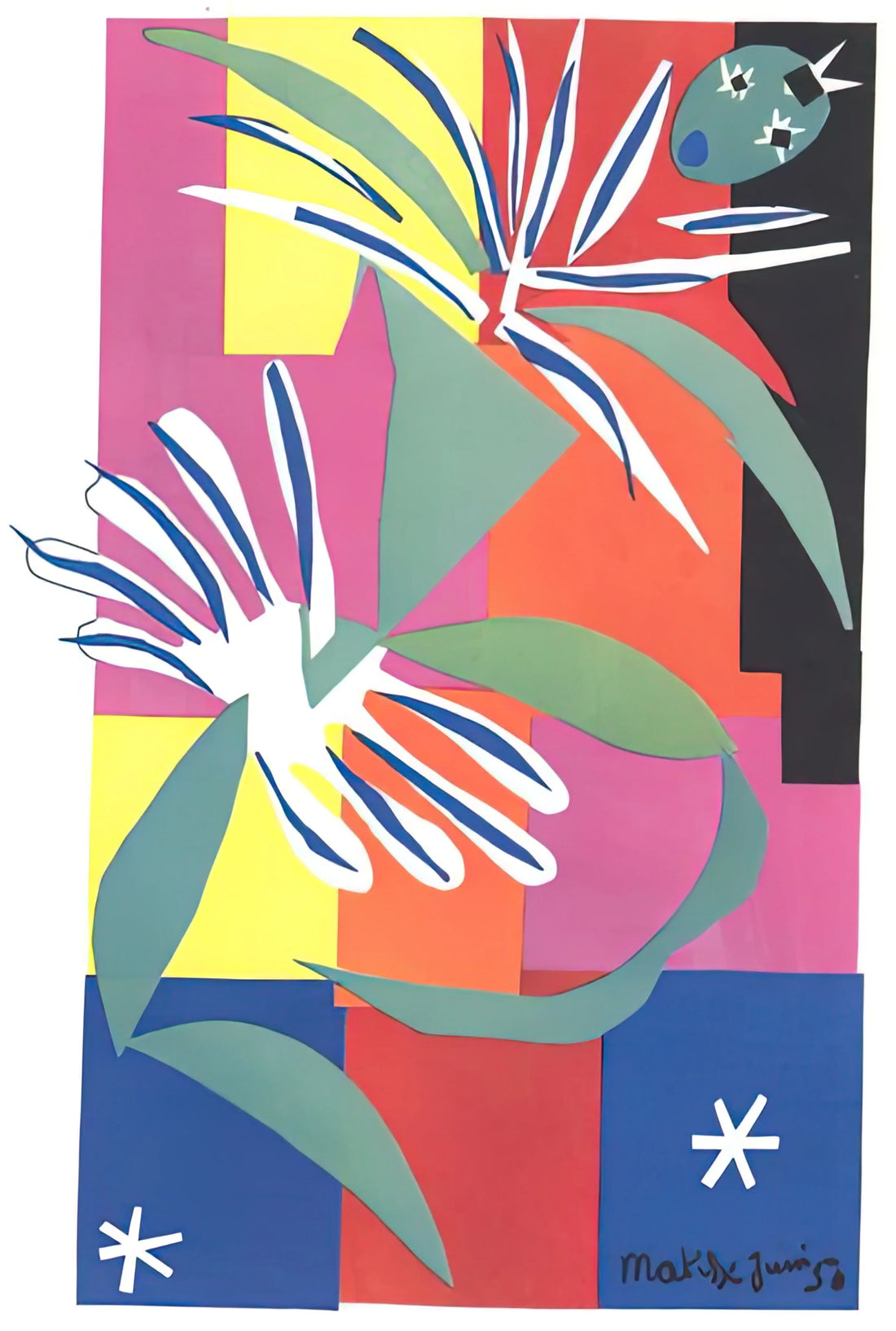 Henri Matisse Linocut Prints: A Collector's Guide to the Master's Graphic Art - CREOLE DANCER by Henri Matisse