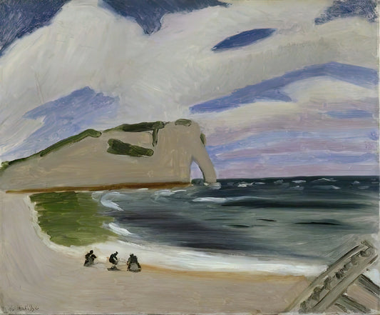 Henri Matisse Reproductions: A Curator's Guide to Museum-Quality Art Prints - WOMEN ON THE BEACH ETRETAT 1920 by Henri Matisse