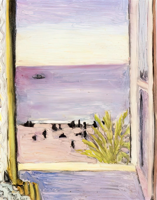 Henri Matisse Type of Art: A Curator's Guide to Fauvism, Color, and Form - THE OPEN WINDOW 1921 by Henri Matisse