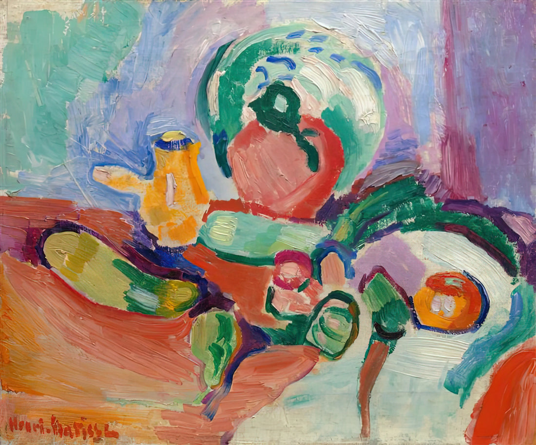 Henri Matisse and Pablo Picasso: The Defining Rivalry of Modern Art - STILL LIFE WITH VEGETABLES 1905 by Henri Matisse