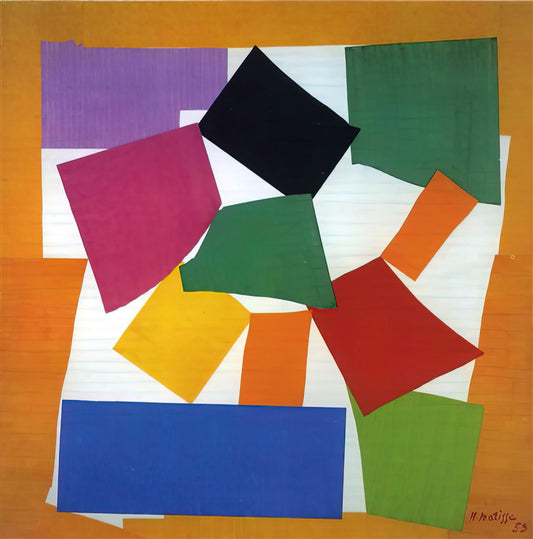 Henri Matisse in 1914: A Pivotal Year of Artistic Transformation - THE SNAIL 1953 by Henri Matisse