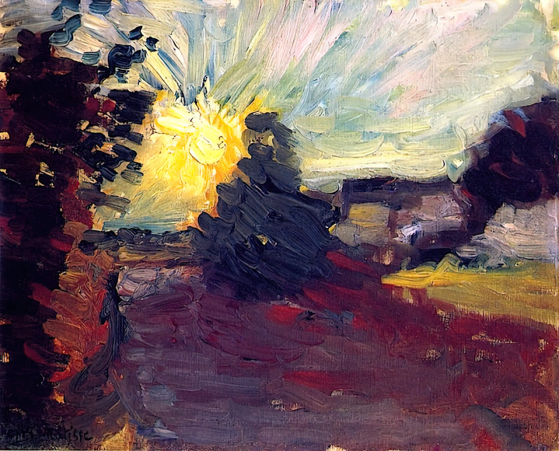 Henri Matisse in 1950: The Final Decade of a Modern Master - SUNSET IN CORSICA 1898 by Henri Matisse