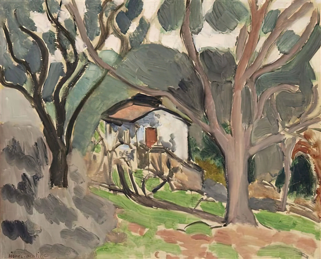 Henri Matisse in 1952: The Final Mastery of Color and Form - LA MAISONNETTE 1919 by Henri Matisse