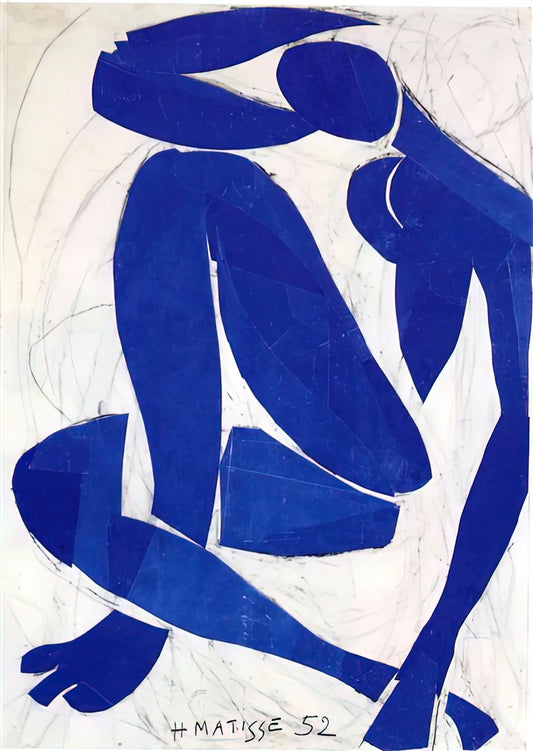 Henri Matisse: 'My Curves Are Not Crazy' – The Radical Logic of a Modern Master - BLUE NUDE IV 1952 by Henri Matisse