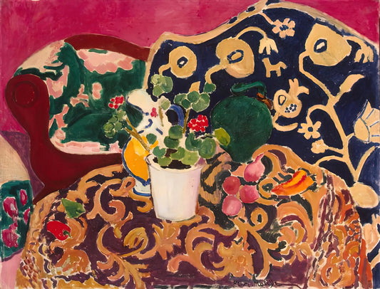 Henri Matisse's Famous Cut-Outs: A Revolutionary Final Act in Modern Art - SPANISH STILL LIFE SEVILLE II 1911 by Henri Matisse