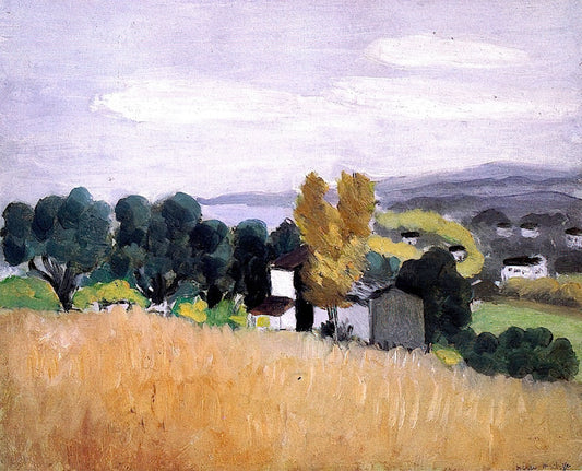 Henri Matisse's Le Chat aux Poissons Rouges: A Masterpiece of Color and Composition - AUTUMN IN CAGNES 1918 by Henri Matisse