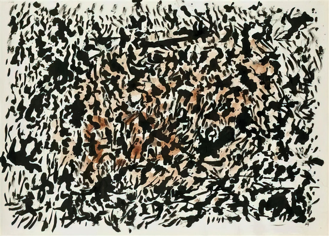 Henri Michaux Untitled MP 1577: A Portal to the Unconscious in Modern Art - UNTITLED 1979 by Henri Michaux