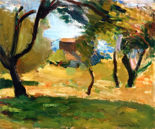 Henry Farny: The Painter Who Captured the Spirit of the American West - CORSICAN LANDSCAPE 1898 1 by Henri Matisse