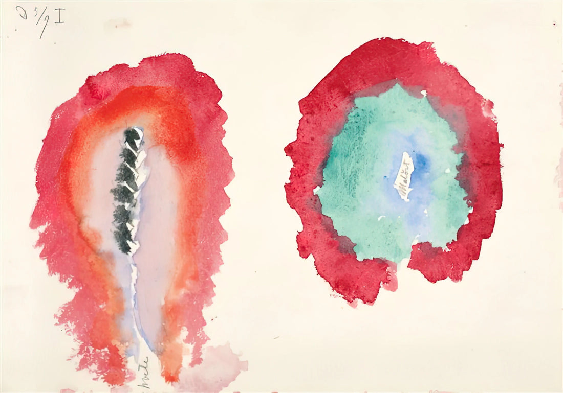 Hilma af Klint 2022: The Resurgence of a Visionary and Why Her Art Prints Resonate Today - WHEAT AND WORMWOOD 1922 by Hilma af Klint