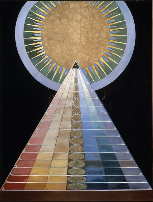 Hilma af Klint Biography: The Visionary Pioneer of Abstract Art - ALTAR PAINTING 1915 by Hilma af Klint