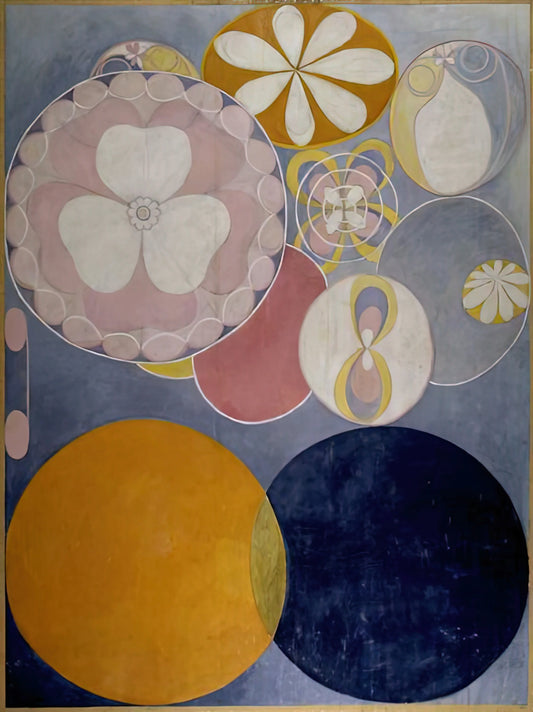 Hilma af Klint The Dove No 5: Decoding the Spiritual Symbolism in Abstract Art - DE TIO ST RSTA N 2 BARNAALDERN 1907 by Hilma af Klint