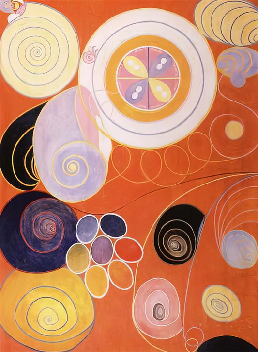 Hilma af Klint at Tate Modern: A Pioneering Visionary's Spiritual Revolution - THEY TENS MAINSTAY IV 1907 by Hilma af Klint
