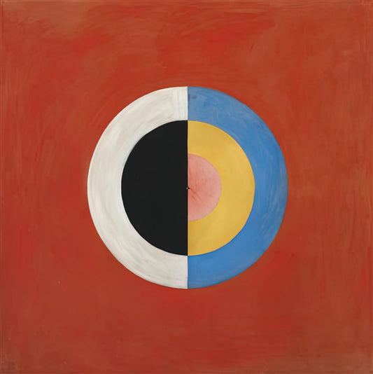 Hilma af Klint's Tree of Knowledge Series: Decoding the Spiritual Blueprint of Abstract Art - THE SWAN NO 17 1915 0 by Hilma af Klint