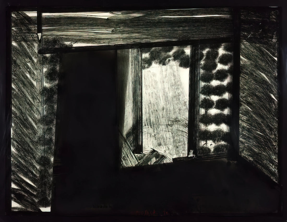 Howard Hodgkin Print: The Emotional Abstraction of Britain's Master Colorist - All alone in the Museum of Art - 1979 by Howard Hodgkin