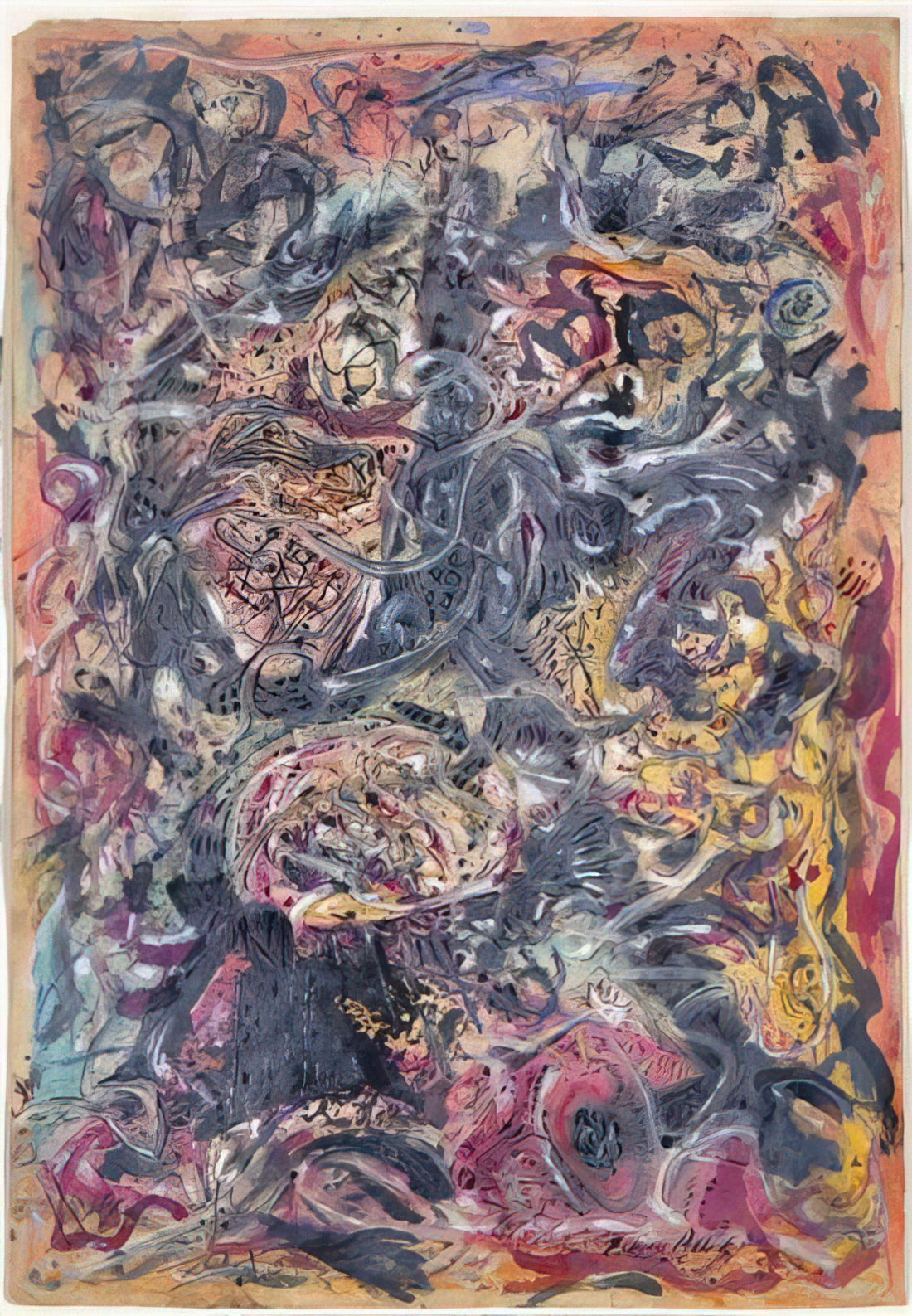Jackson Pollock Action Painting Art: The Revolutionary Technique That Changed Modern Art - PATTERN by Jackson Pollock