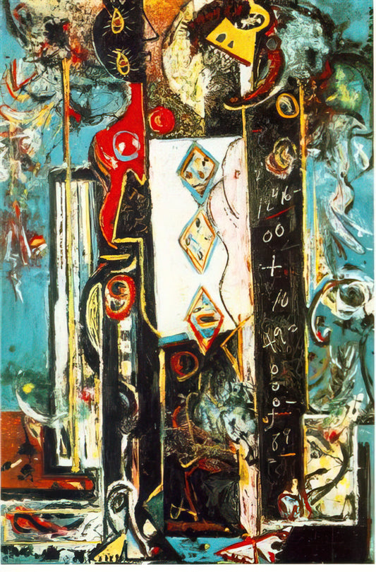 Jackson Pollock Blue Poles Print: A Definitive Guide to the Abstract Masterpiece - MALE AND FEMALE by Jackson Pollock
