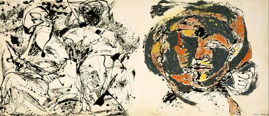 Jackson Pollock Lucifer Print: Decoding the Myth and Mastery of Abstract Expressionism - PORTRAIT AND A DREAM 1953 by Jackson Pollock