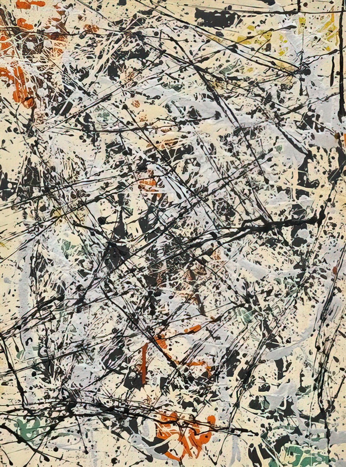 Jackson Pollock No. 5, 1948 Print: A Masterpiece of Abstract Expressionism - NUMBER 32 1947 by Jackson Pollock