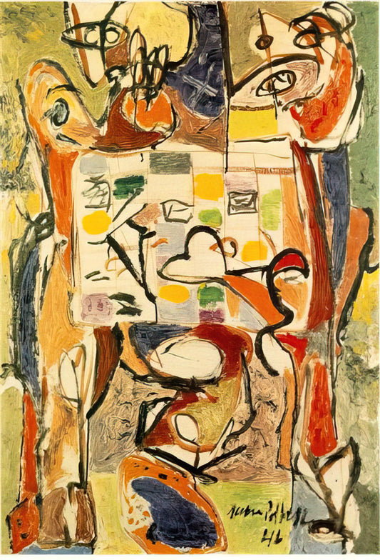 Jackson Pollock Painting in Ex Machina: How Abstract Expressionism Defines Artificial Intelligence - THE TEA CUP by Jackson Pollock