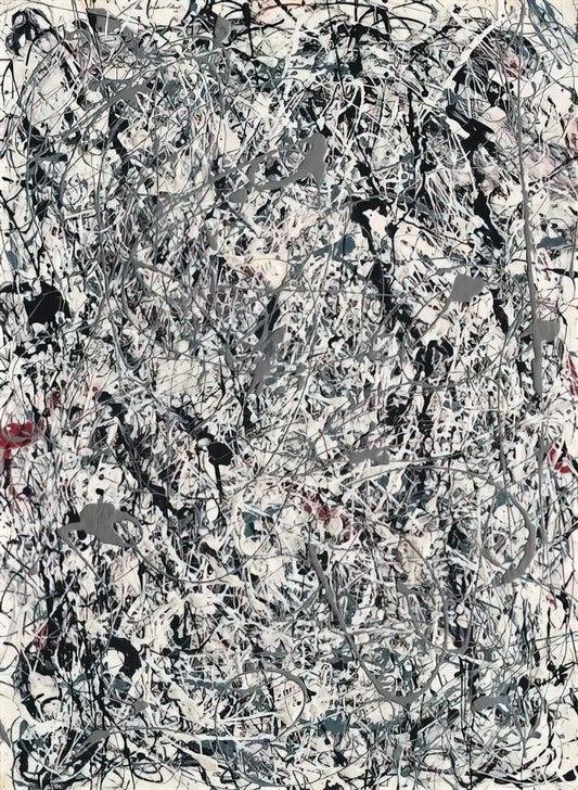 Jackson Pollock Poster Print: A Guide to the Abstract Expressionist's Iconic Art - NUMBER 19 1948 by Jackson Pollock