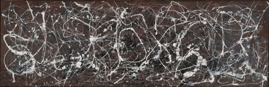 Jackson Pollock & Lee Krasner House: The Creative Crucible of Abstract Expressionism - NUMBER 13A ARABESQUE 1948 by Jackson Pollock