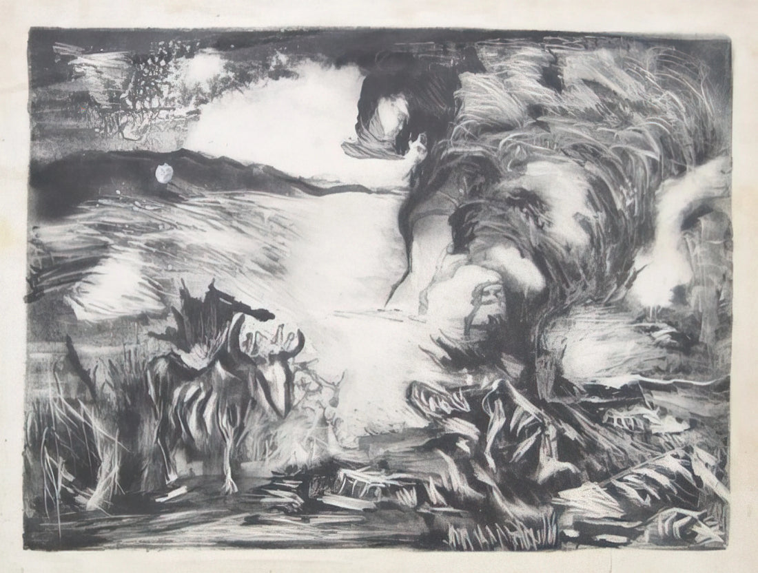 Jackson Pollock on View: Where to Experience His Revolutionary Art Today - LANDSCAPE WITH STEER 1937 1 by Jackson Pollock