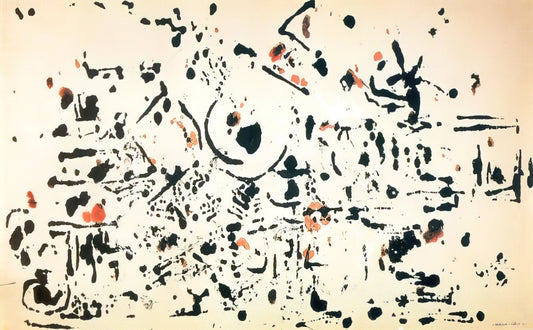 Jackson Pollock: The Official Digital Legacy and Where to Find Authentic Art Prints - UNTITLED 1951 by Jackson Pollock