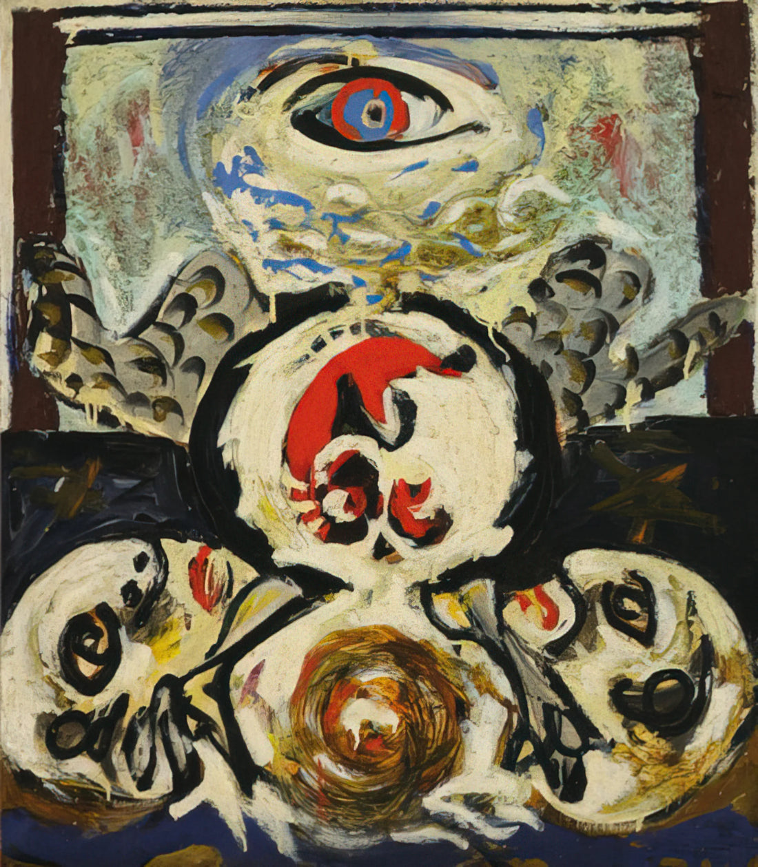 Jackson Pollock: The Revolutionary Force Behind Abstract Expressionism - BIRD 1941 by Jackson Pollock