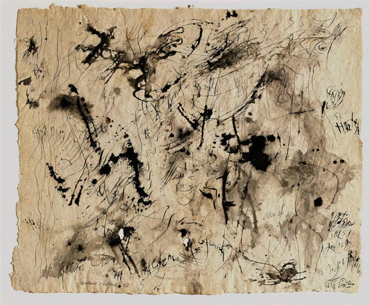 Jackson Pollock's First Painting: Uncovering the Origins of an American Master - UNTITLED 1951 1 by Jackson Pollock
