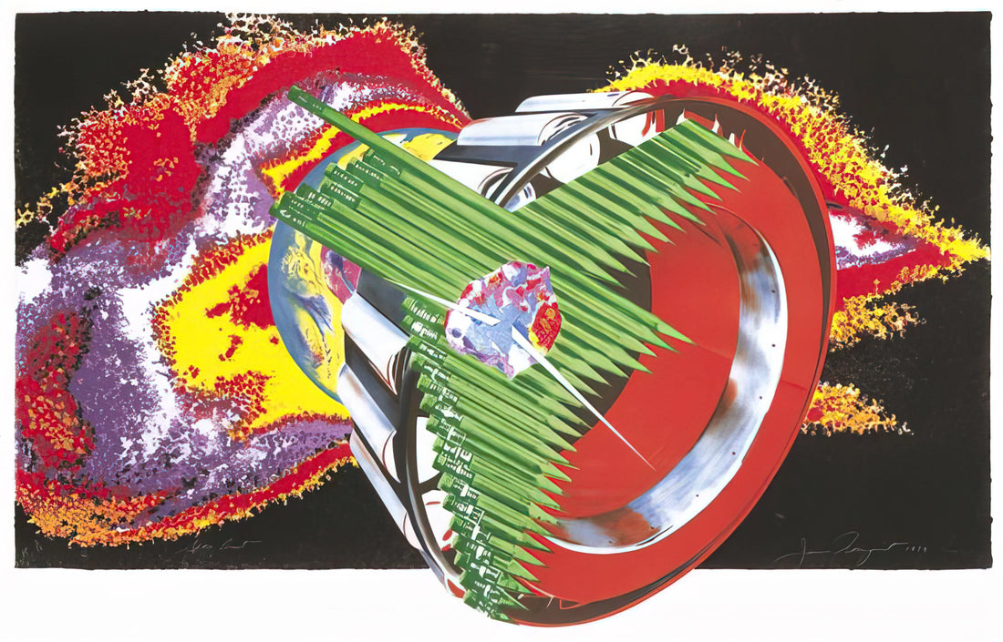 James Rosenquist Prints for Sale: A Collector's Guide to Pop Art Masterpieces - Space Dust by James Rosenquist