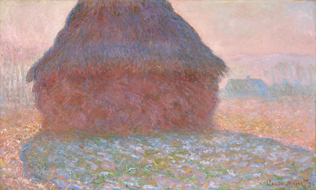 Japonaise Monet: How Japanese Art Transformed Claude Monet's Vision - Grainstack in Sunshine by claude monet