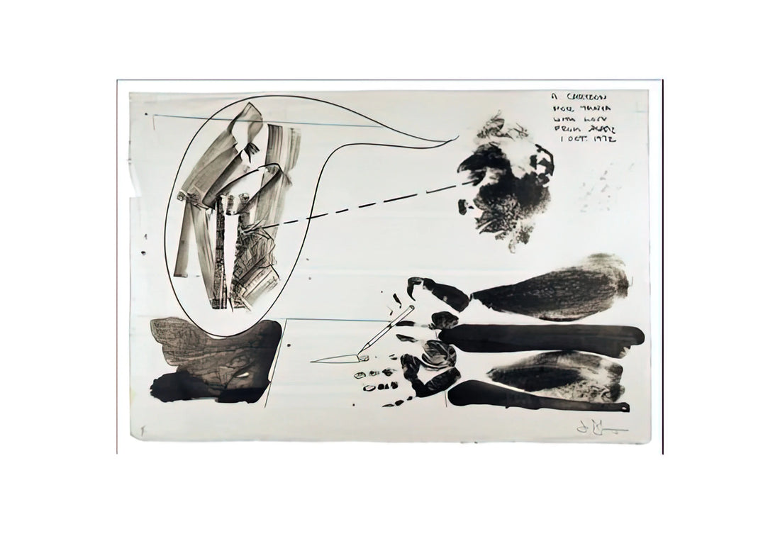 Jasper Johns Signed Lithograph: A Collector's Guide to Authenticity, Value, and Artistic Legacy - CARTOON FOR TANYA 1972 by Jasper Johns
