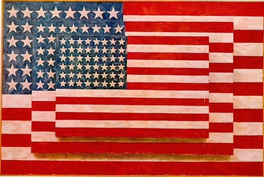 Jasper Johns Signed Poster: A Collector's Guide to Authenticity, Value & Investment - THREE FLAGS 1958 by Jasper Johns