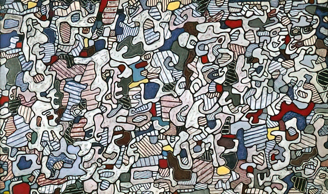 Jean Dubuffet Lithograph: Exploring the Raw Energy of Art Brut - L HOURLOUPE 1966 by Jean Dubuffet