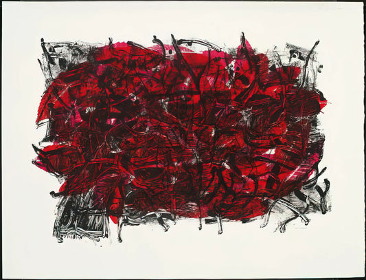 Jean-Paul Riopelle Fountain: The Abstract Expressionist's Masterpiece of Motion and Texture - Leaves III 1967 by Jean-Paul Riopelle