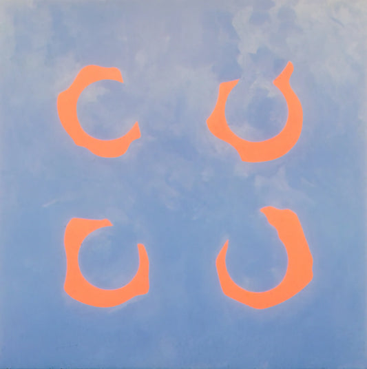 Jeremy Moon Framed Art Print: A Collector's Guide to British Op Art - Red Chord - 1962 by Jeremy Moon