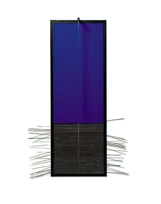 Jesús Rafael Soto: The Visionary of Kinetic Art and Optical Vibration - BLEU VERTICAL by Jesus Rafael Soto