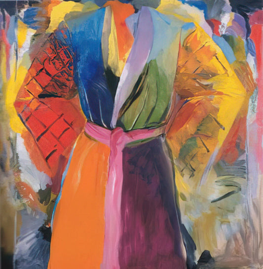 Jim Dine 4 Hearts: A Deep Dive into the Artist's Iconic Symbolism and Print Legacy - THE ROBE FOLLOWING HER 4 1985 by Jim Dine
