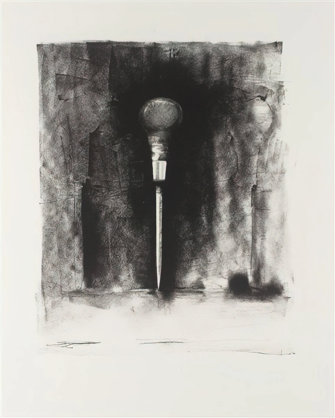Jim Dine at Pace Gallery: A Legacy of Iconic Prints and Artistic Evolution - UNTITLED FROM TEN WINTER TOOLS 1973 3 by Jim Dine