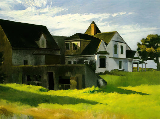 Jo Nivison Hopper: The Artist Behind Edward Hopper's Most Iconic Paintings - Cape Cod Afternoon by Edward Hopper