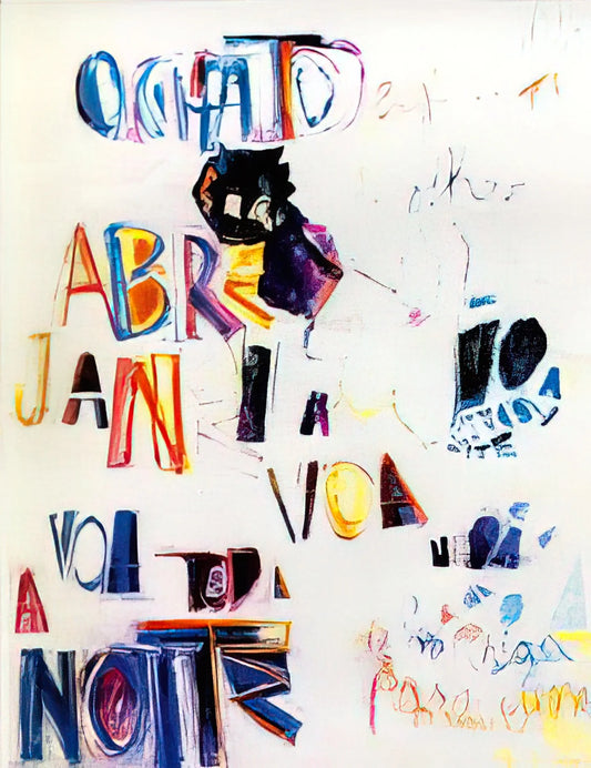 João Vieira Brushed Aluminum Print: A Modernist Legacy in Contemporary Form - O Gato - 1967 by Joao Vieira