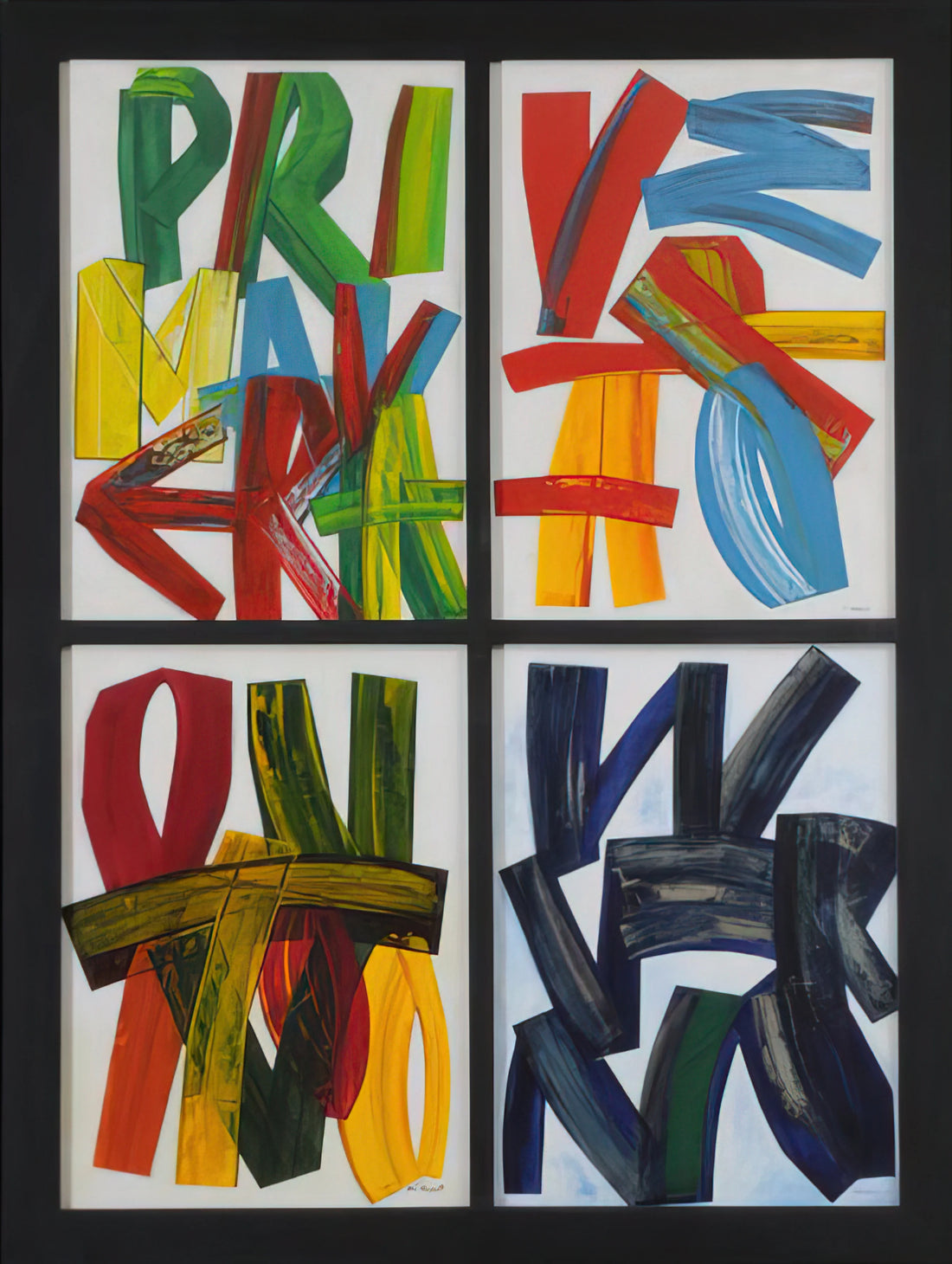João Vieira Posters: A Collector's Guide to the Portuguese Master's Graphic Art - Four Seasons - 1989 by Joao Vieira