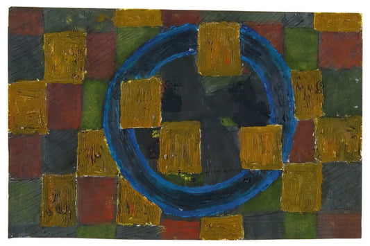 Johannes Itten and Anneliese Itten: The Curatorial Legacy of Bauhaus Color Theory - Kreise und Quadrate - 1963 by Johannes Itten
