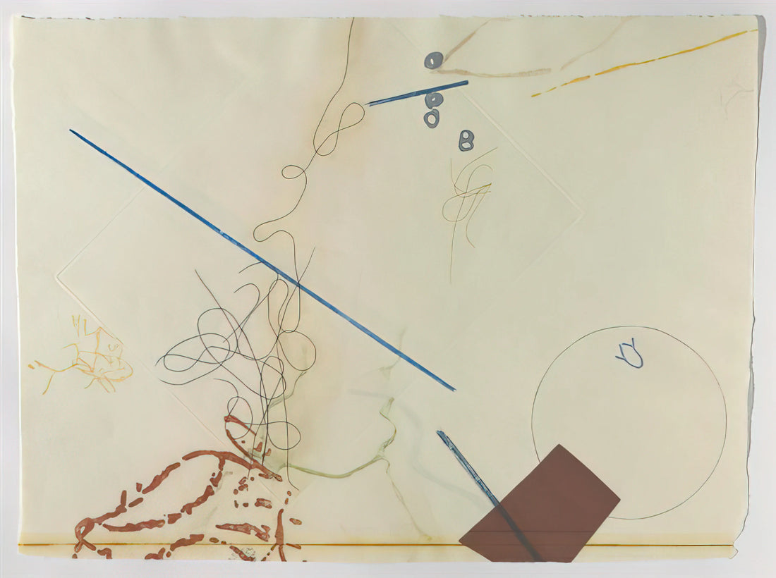 John Cage and Marcel Duchamp: The Avant-Garde Friendship That Redefined Art - Dereau No. 11 - 1982 by John Cage