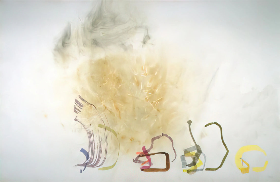 John Cage: The Revolutionary Composer and Visual Artist Who Redefined Silence and Chance - River Rocks and Smoke, #1, 41190 - 1990 by John Cage