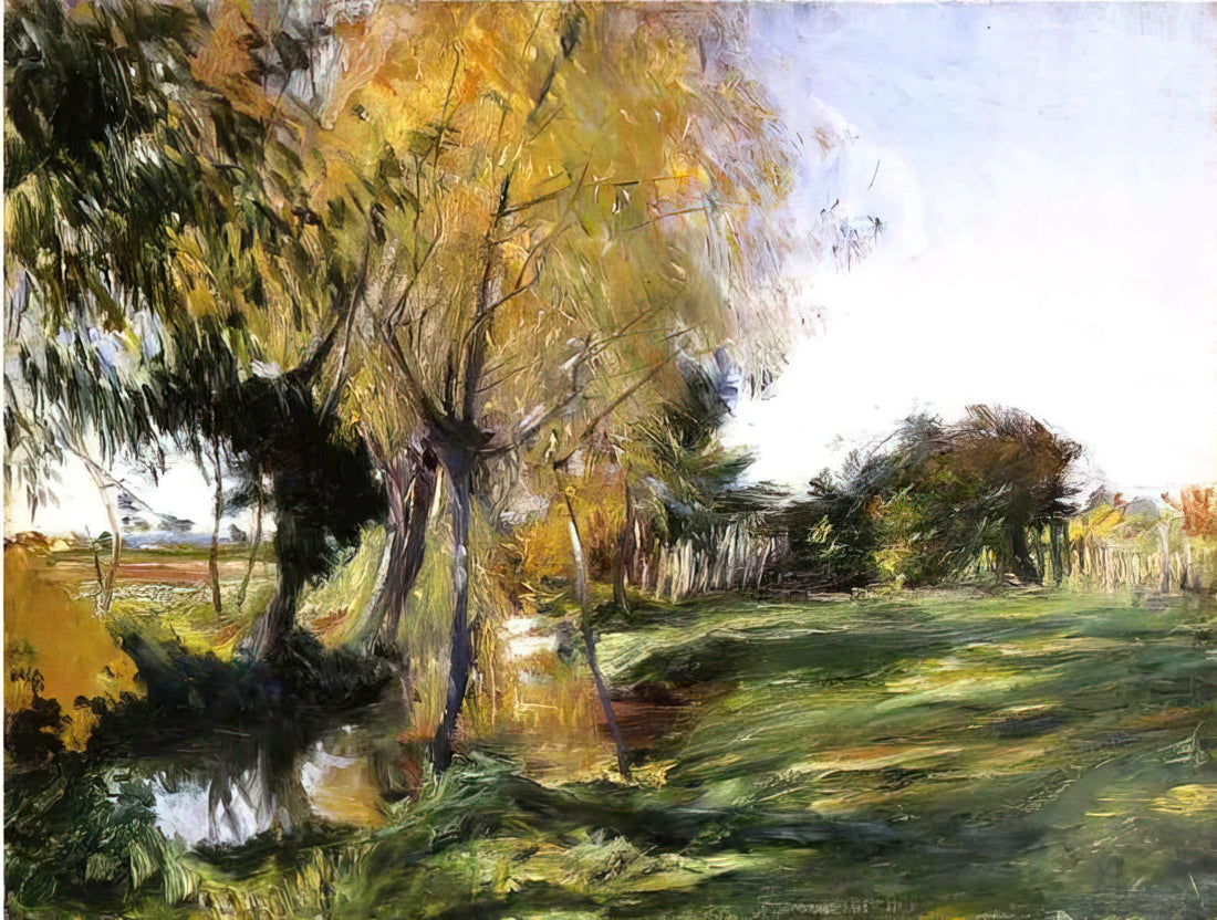 John Singer Sargent Oil Paintings: Mastery of Light, Character, and Modern Portraiture - Landscape at Broadway by John Singer Sargent