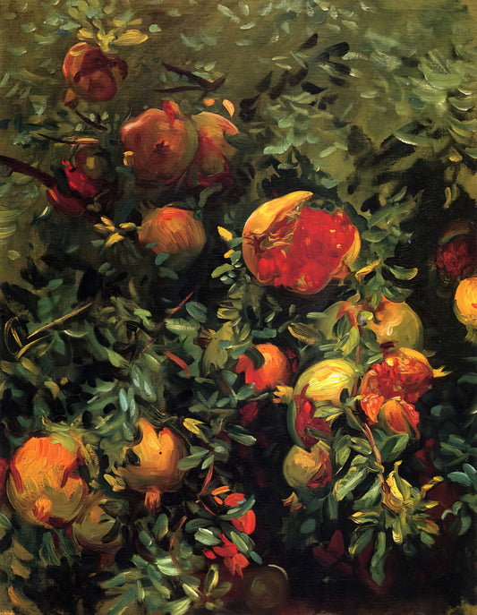 John Singer Sargent Painting Friends: The Intimate Portraits of a Master Portraitist - Pomegranates, Majorca by John Singer Sargent